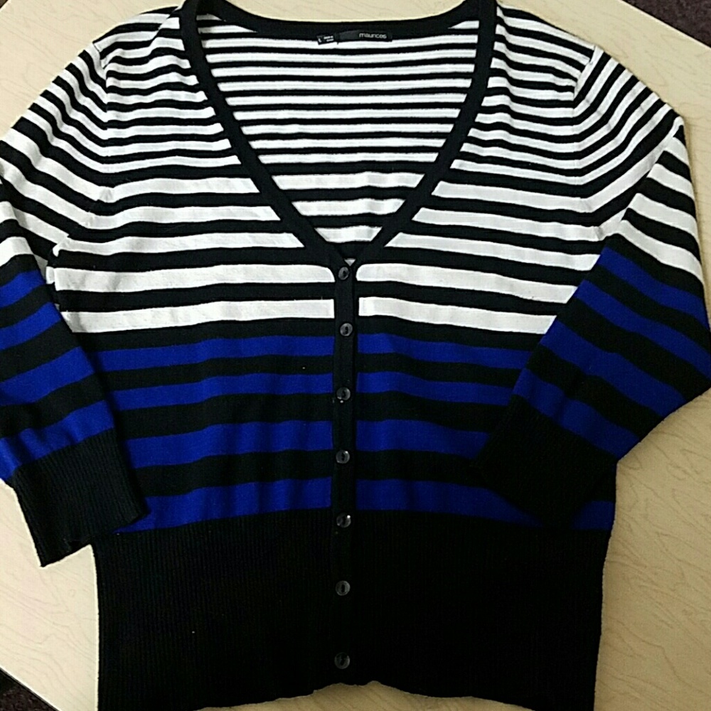 Striped cardigan